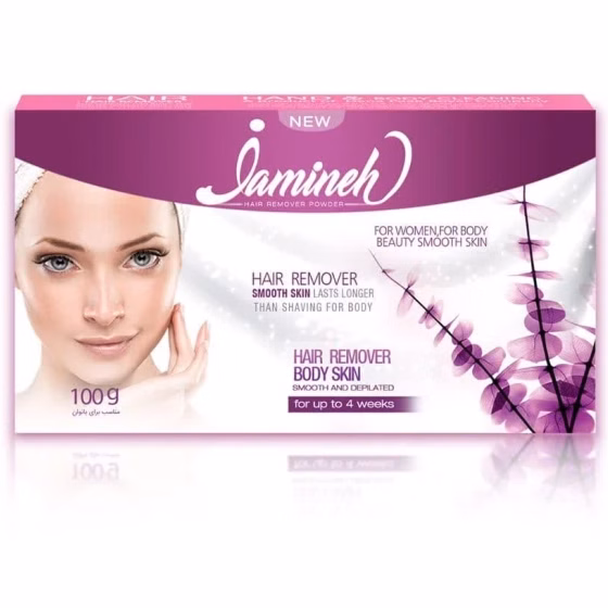 پودر موبر دست و بدن ژامینه ۱۰۰ گرمی